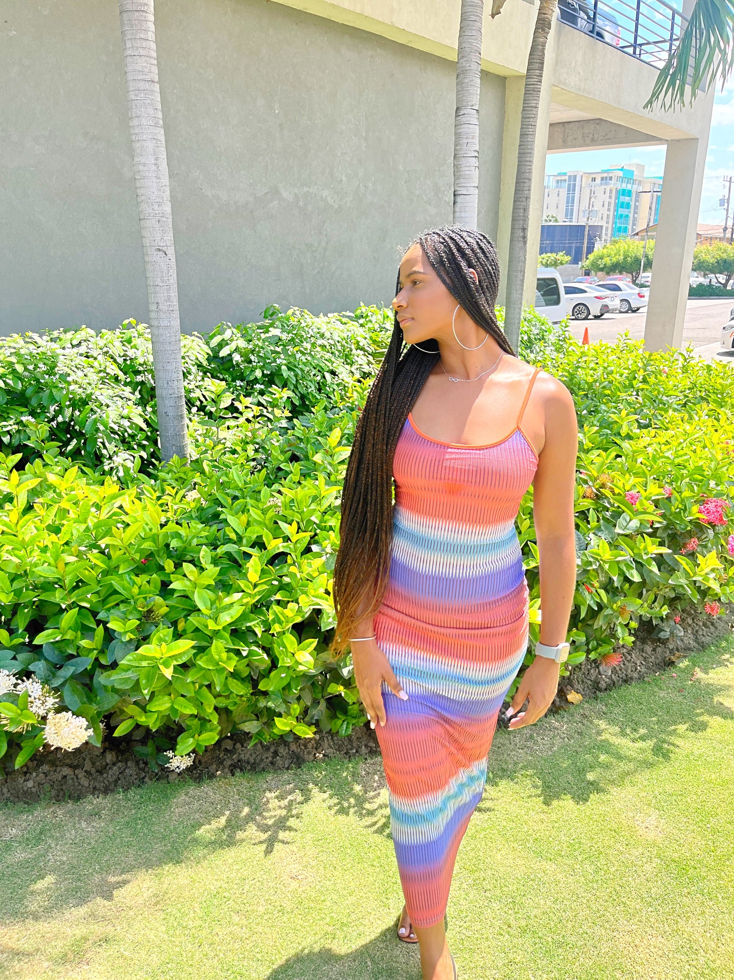 Shae Multicoloured Bodycon Dress