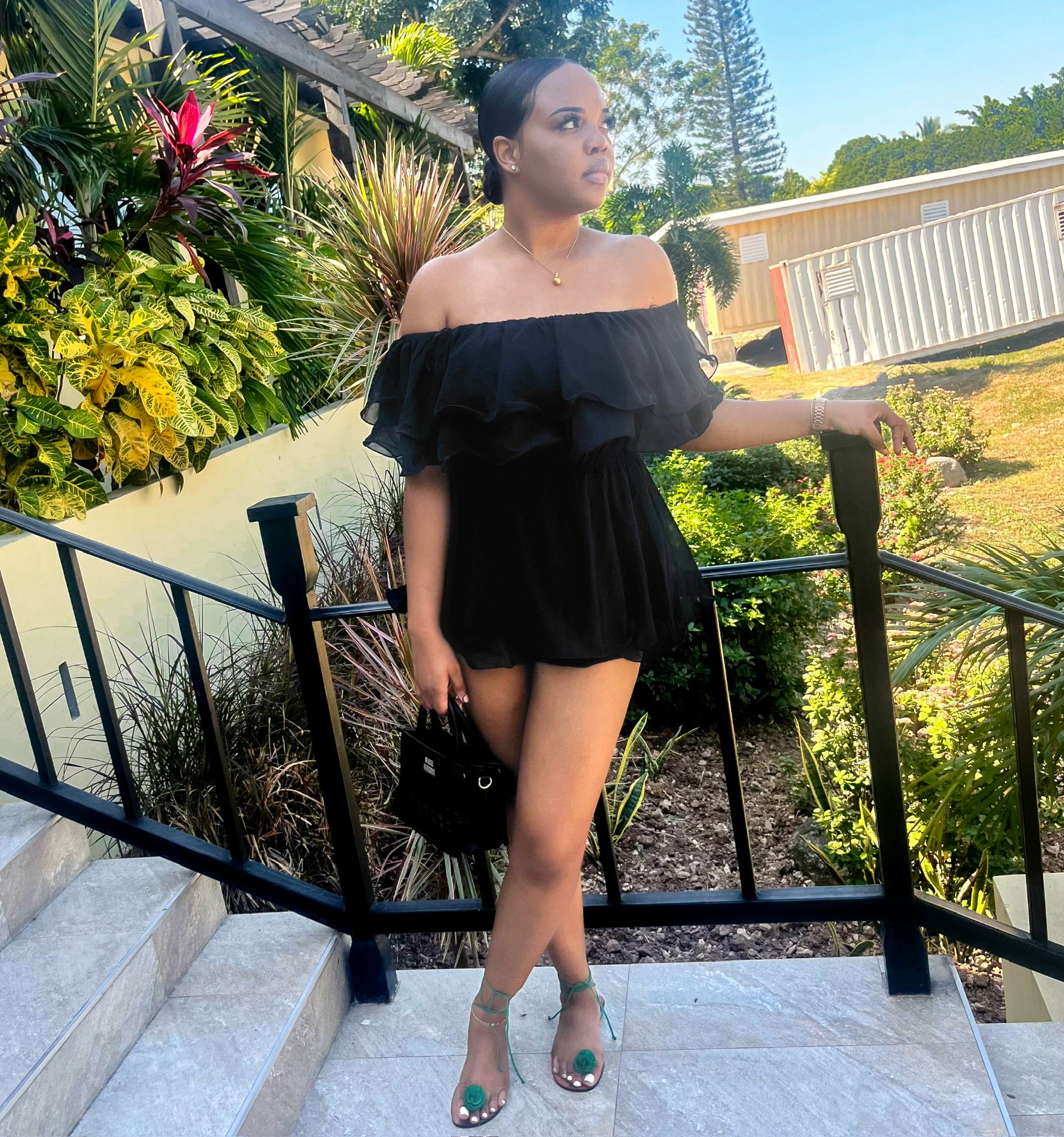 Ruffled Ashes Romper