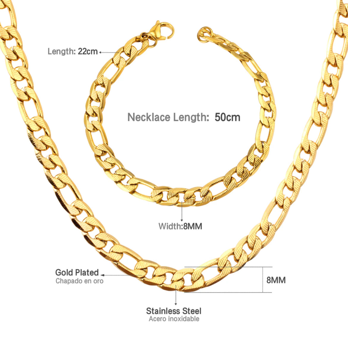 Asher Cuban Link Set