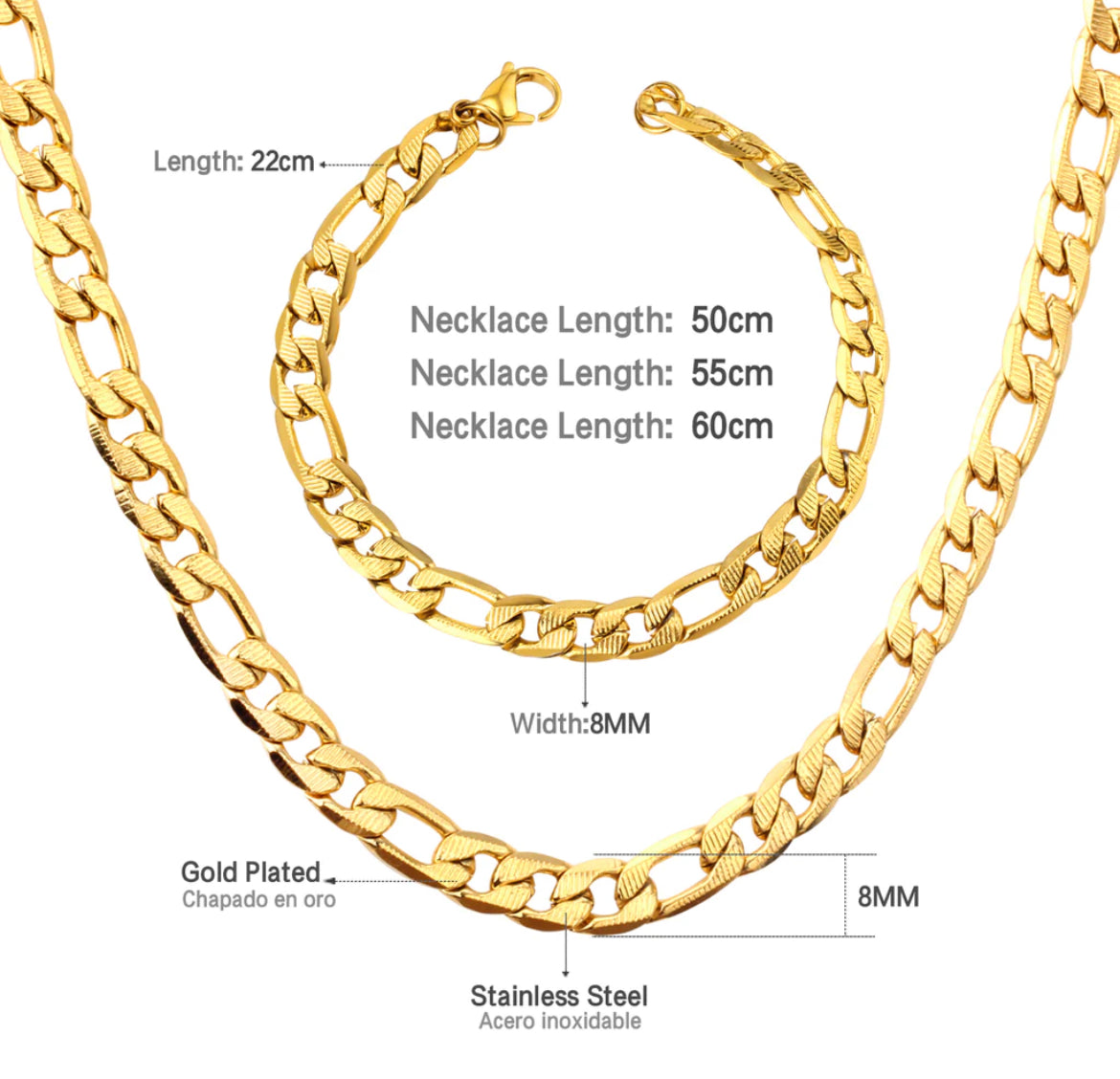 Asher Cuban Link Set