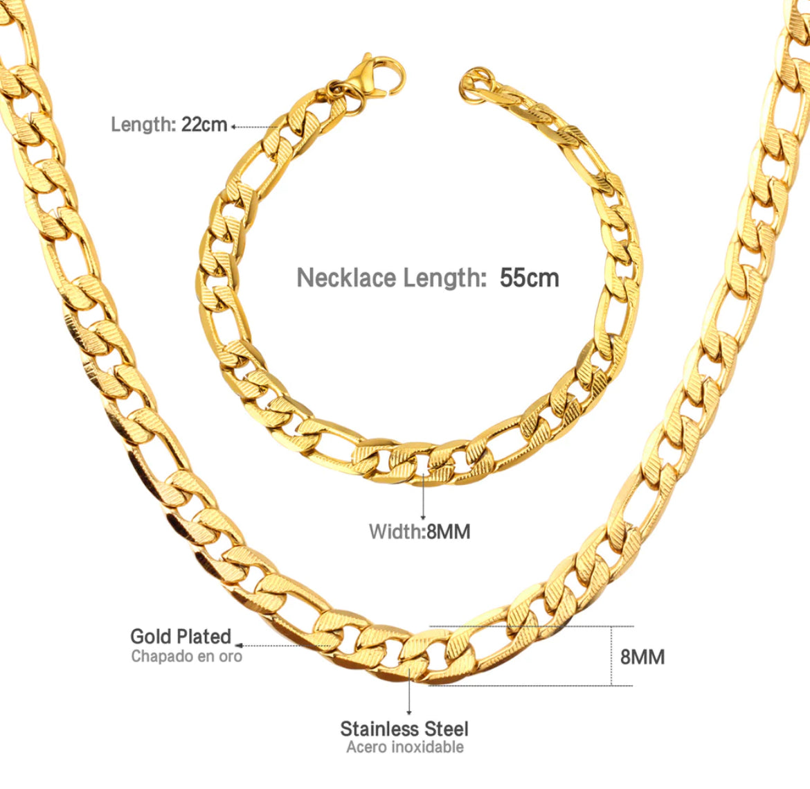 Asher Cuban Link Set