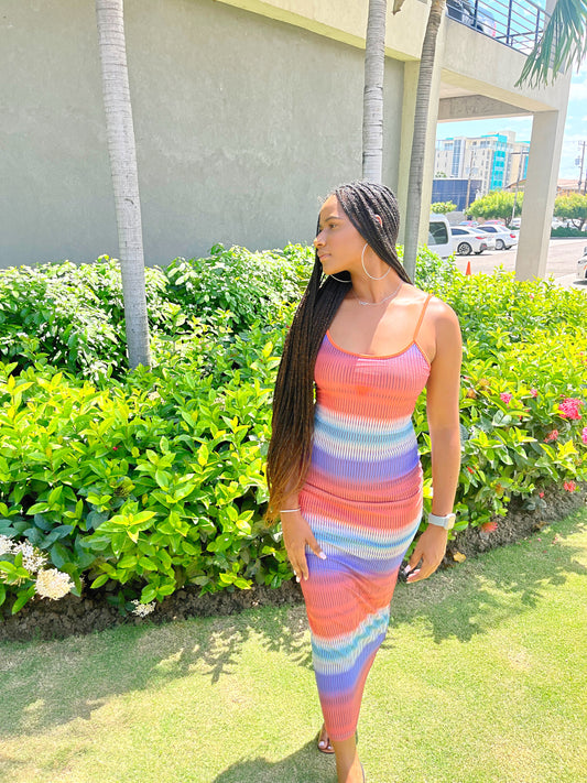 Shae Multicoloured Bodycon Dress