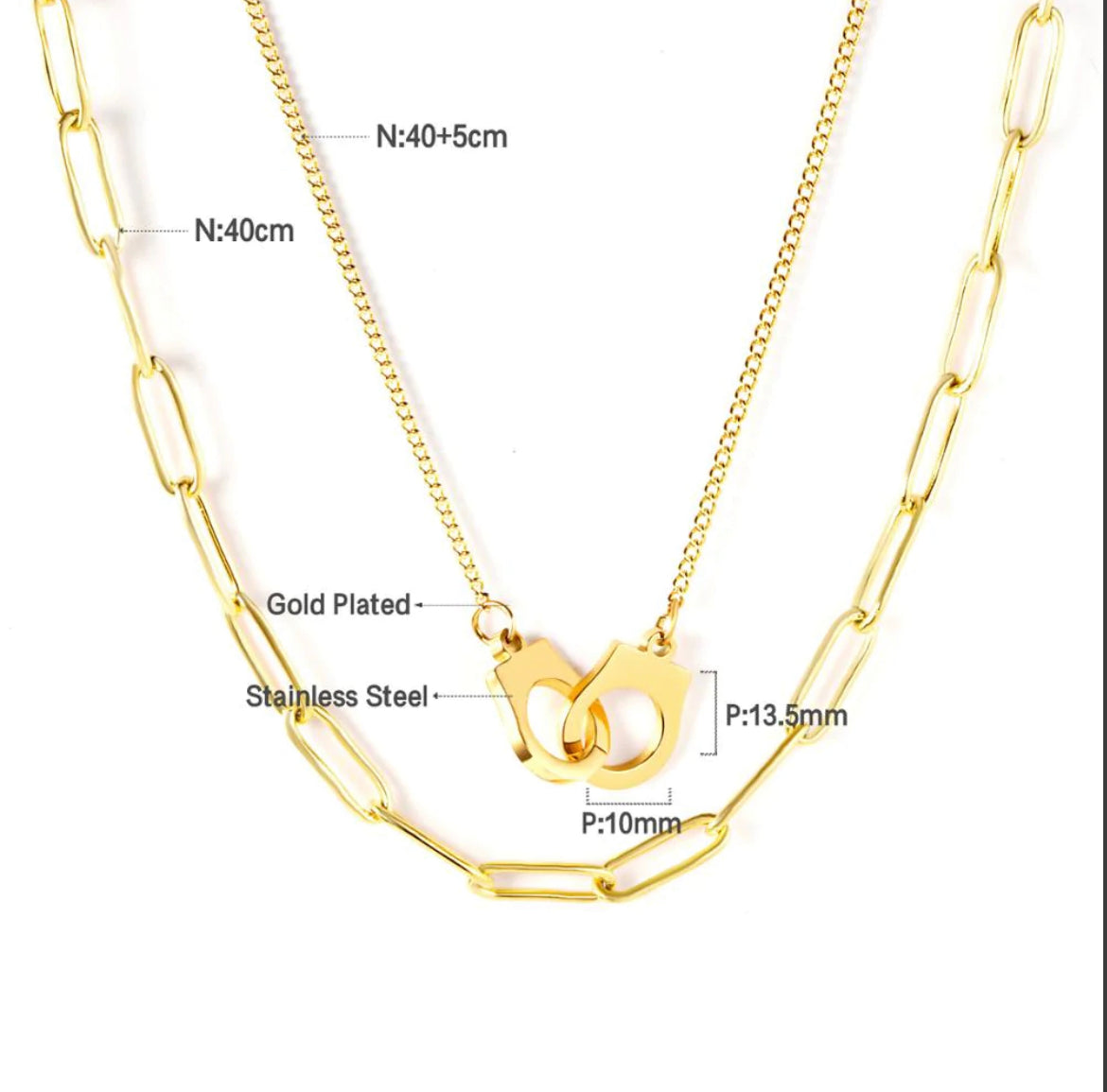 Tones Layered Necklace